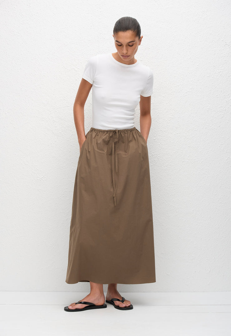 Drawcord Skirt - Birch - Matteau