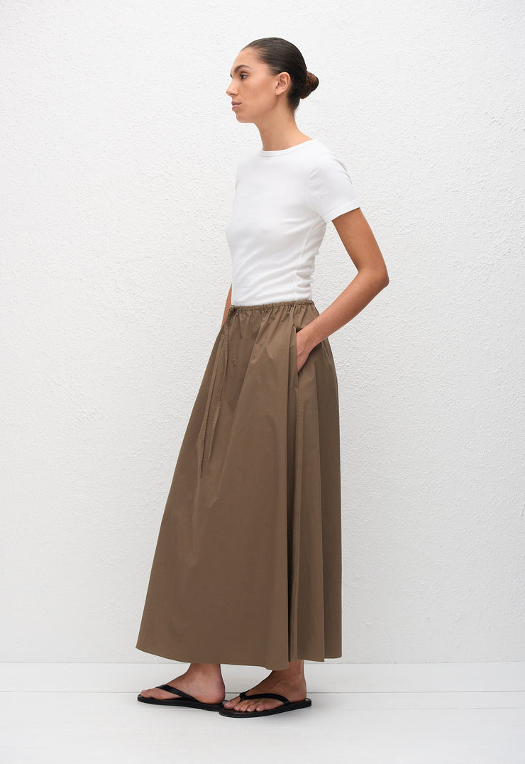 Drawcord Skirt - Birch - Matteau