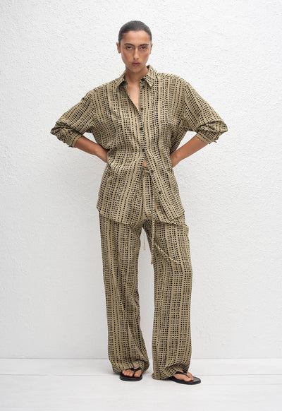 Drawstring Trouser - Savanna in Desert - Matteau