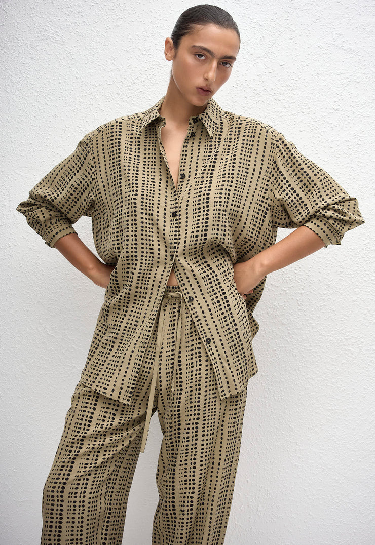 Drawstring Trouser - Savanna in Desert - Matteau