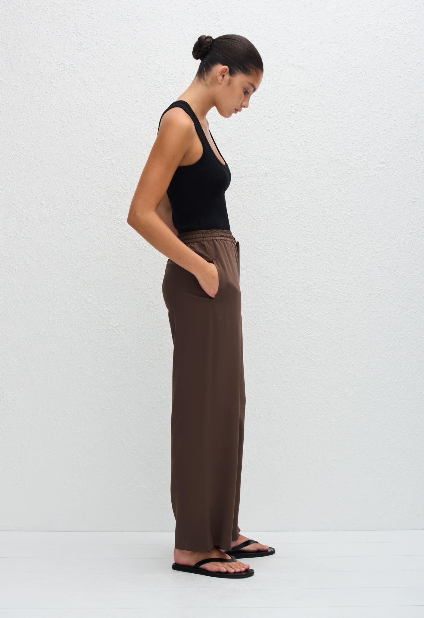 Drawstring Trouser - Truffle - Matteau