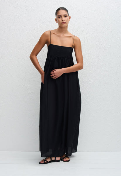 Matteau | Empire Pintuck Bodice Dress