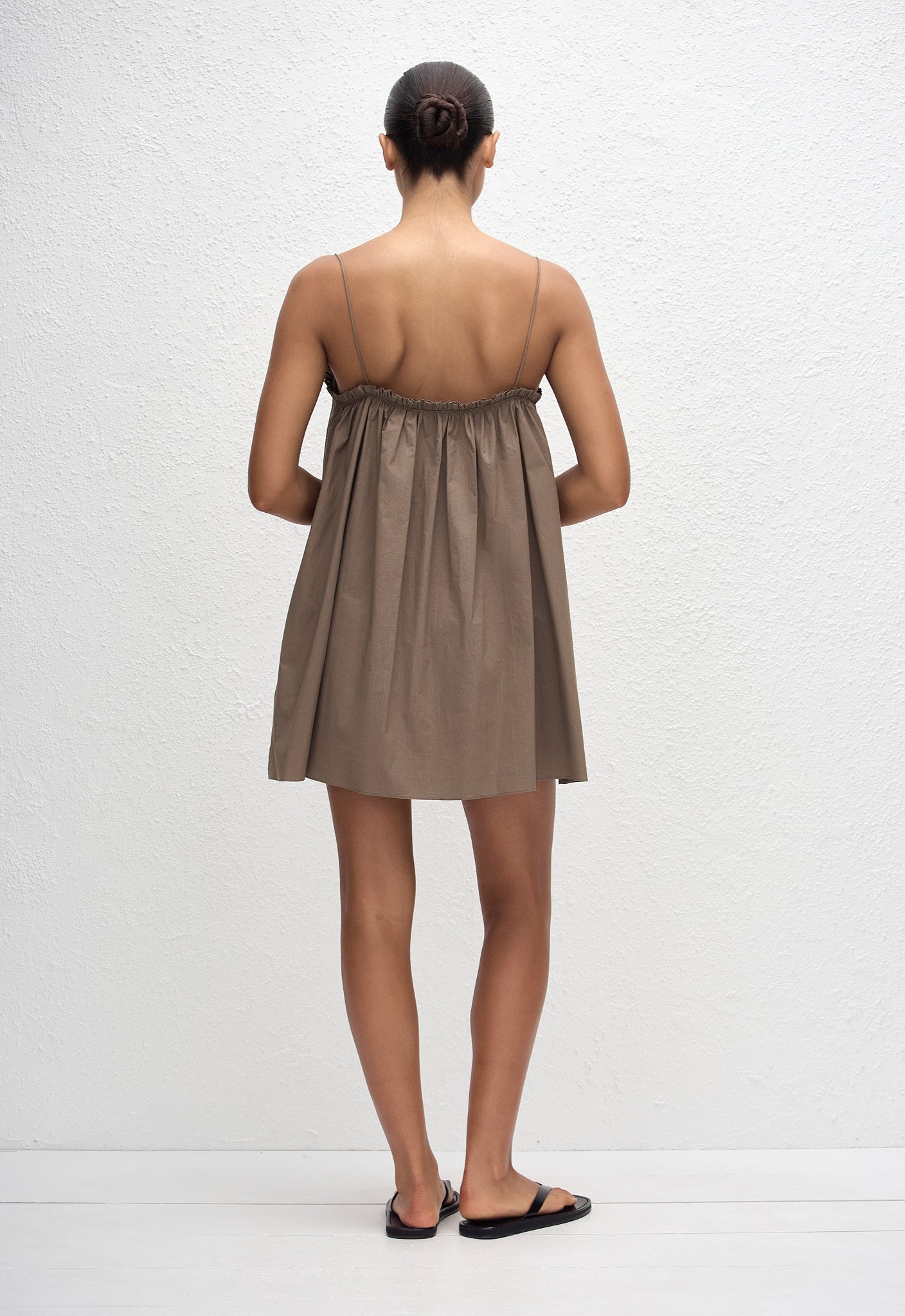 Frill Cami Mini Dress - Birch - Matteau