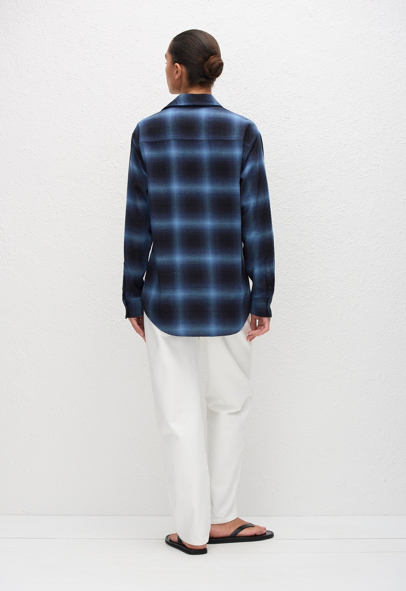 Flannel Shirt - Midnight Check - Matteau