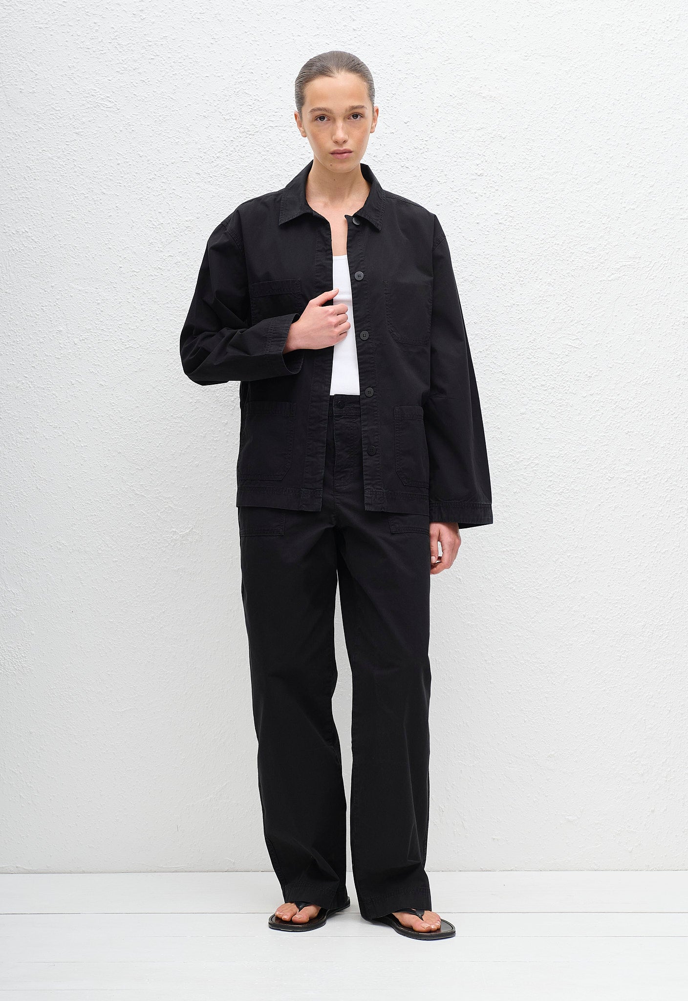 Fisherman Jacket - Black - Matteau