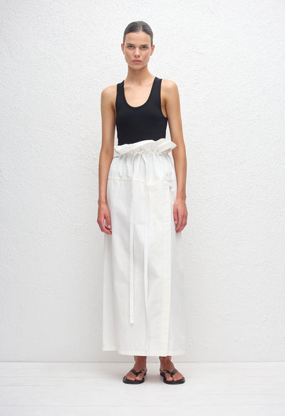 Fisherman Skirt - White - Matteau
