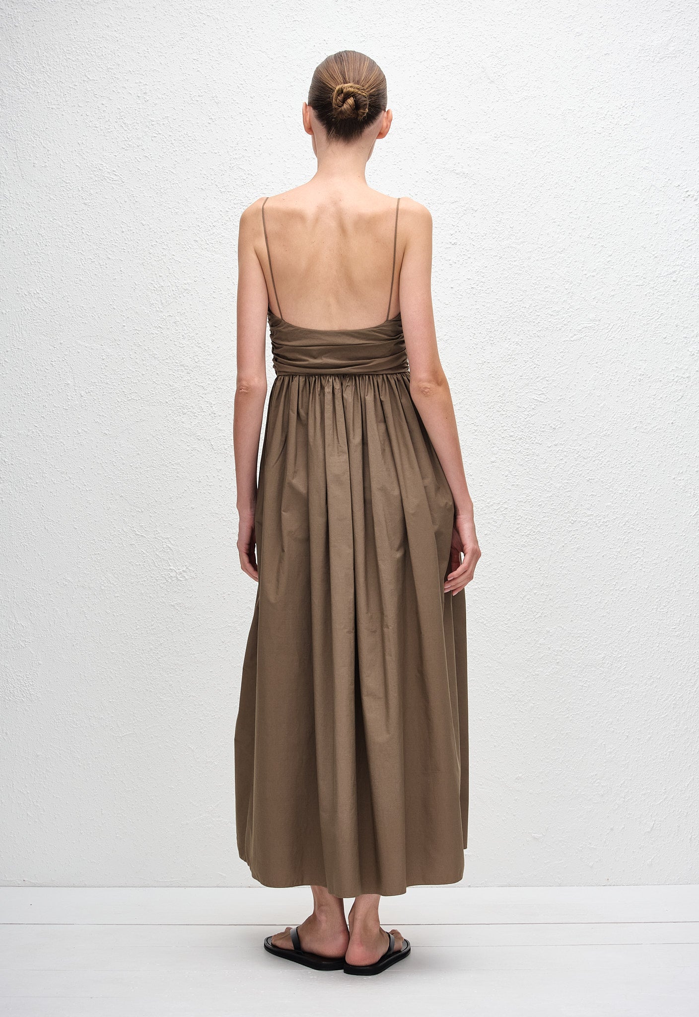 Gathered Bodice Dress - Birch - Matteau