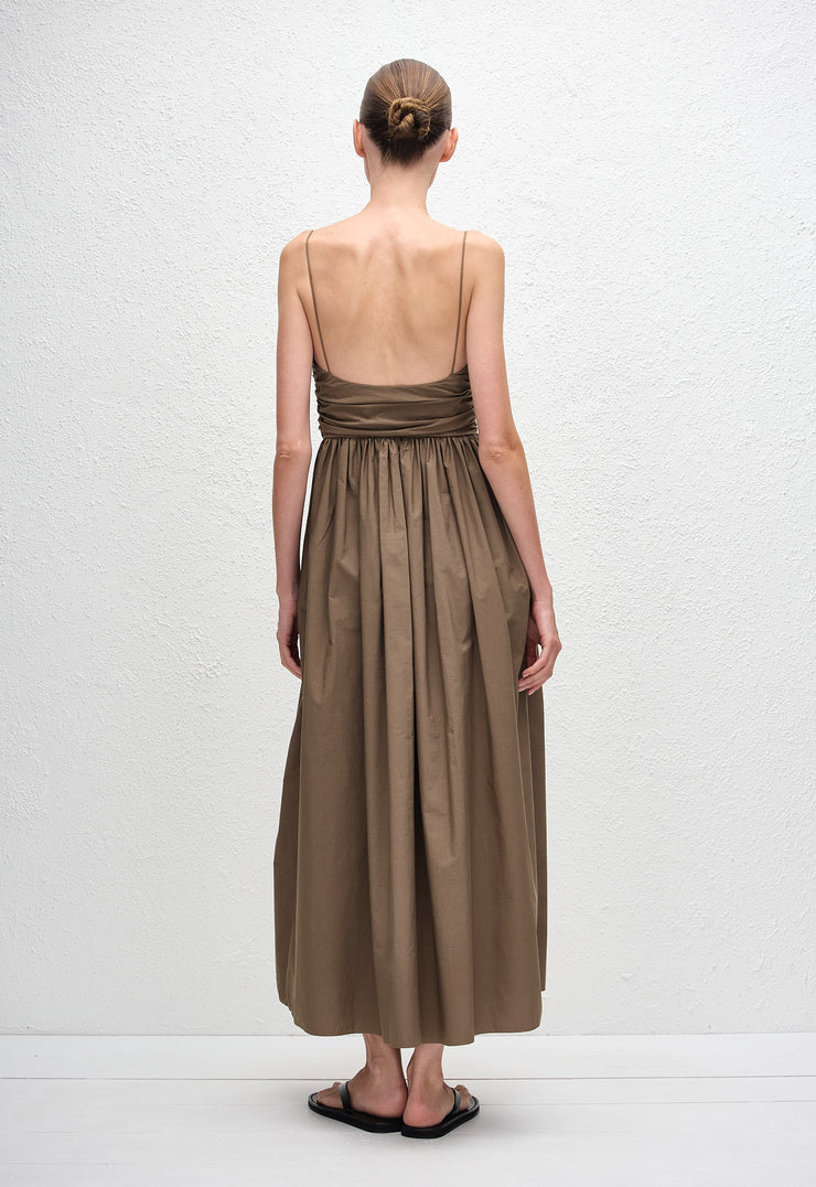 Gathered Bodice Dress - Birch - Matteau
