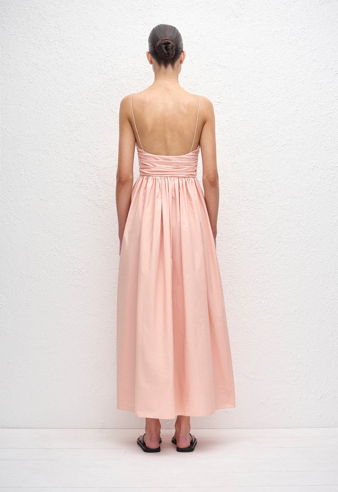 Gathered Bodice Dress - Blush - Matteau