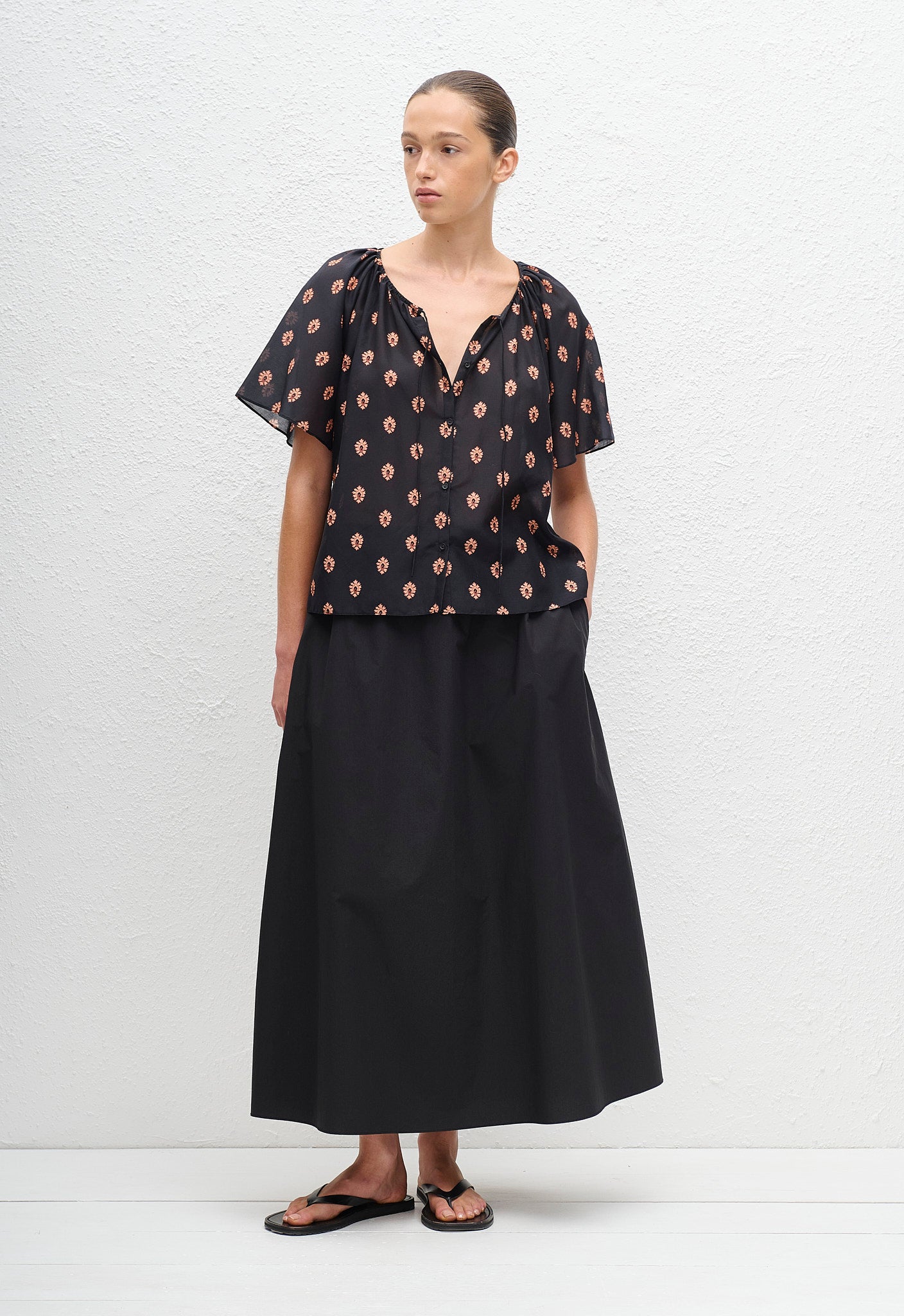 Gathered Blouse - Vida - Matteau