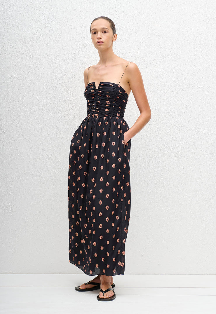 Gathered Tulip Dress - Vida - Matteau