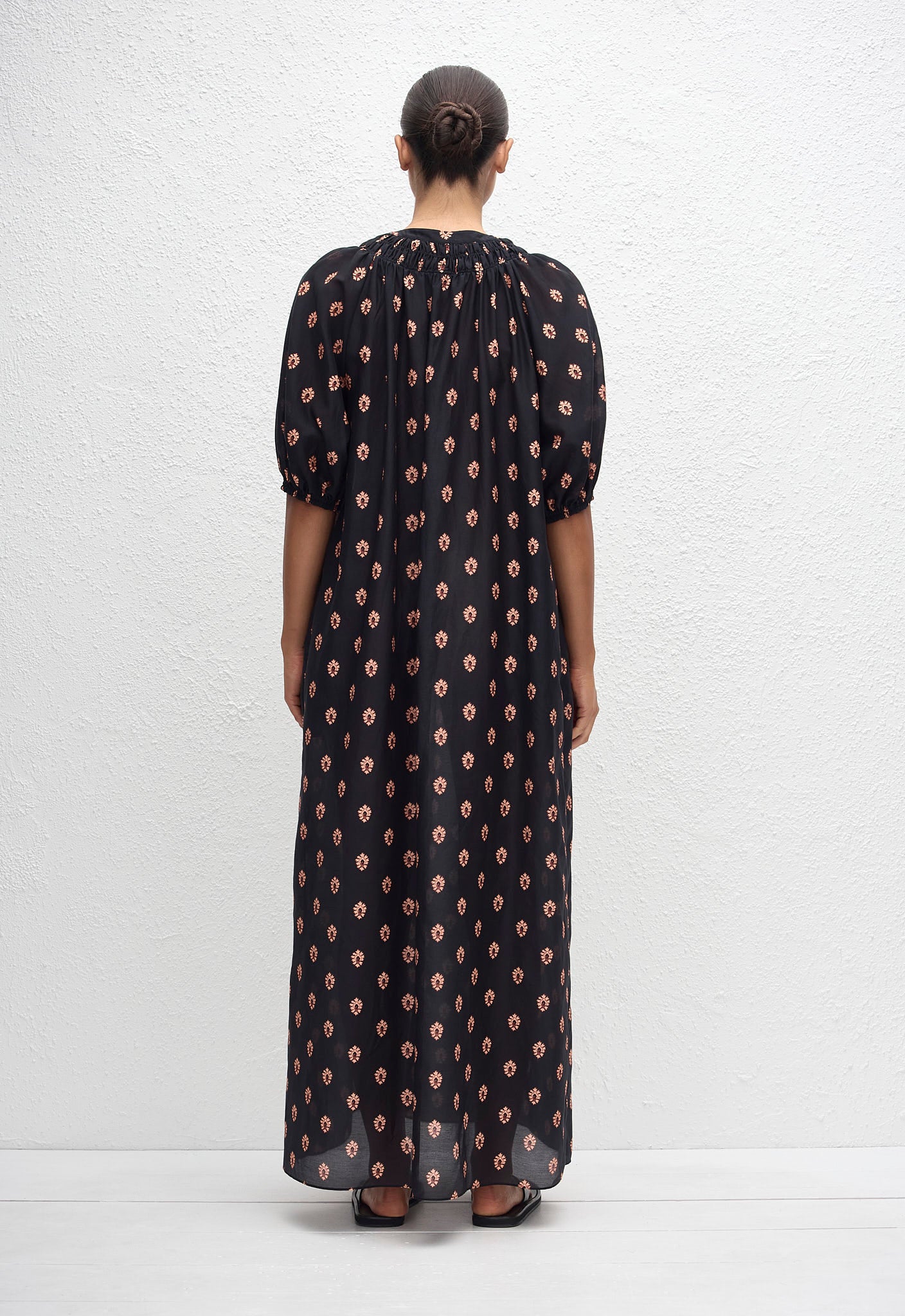 Gathered Yoke Popover Dress - Vida - Matteau