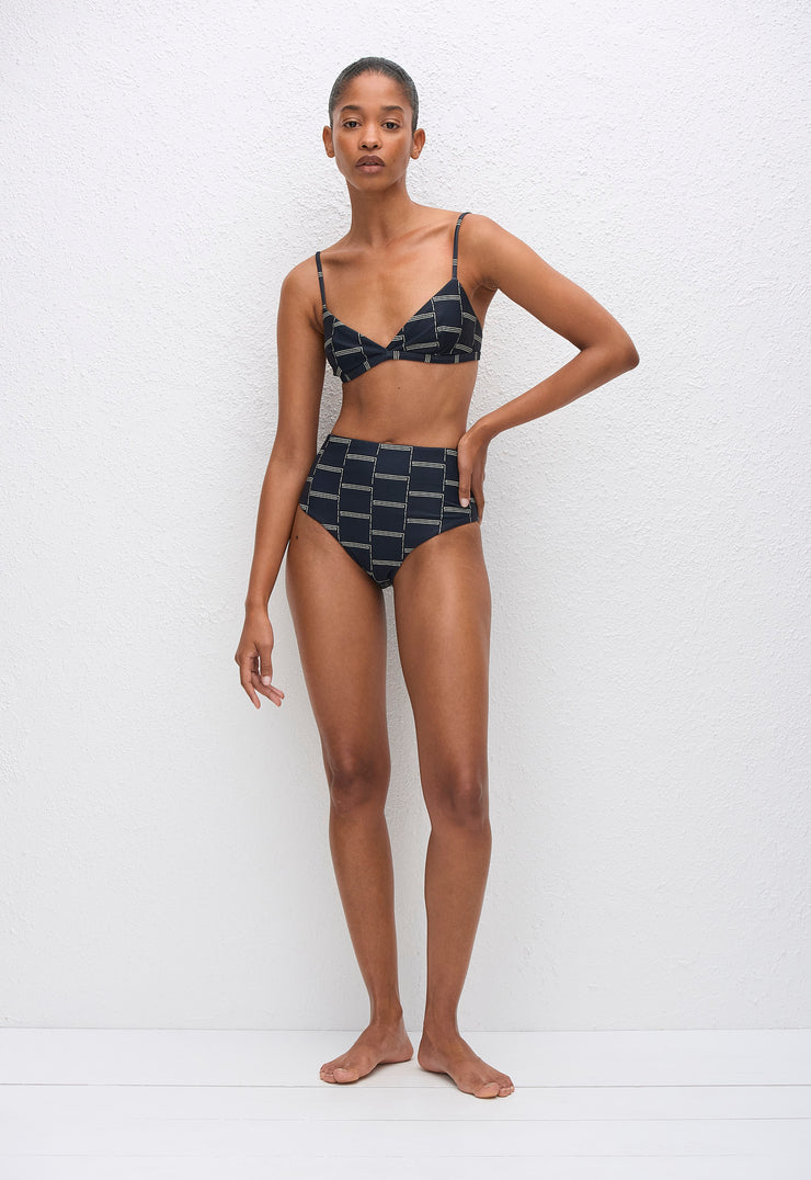 Tri Crop Top - Bamboo - Matteau