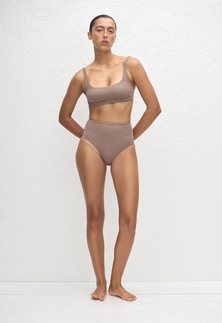 Nineties Crop Top - Clay - Matteau