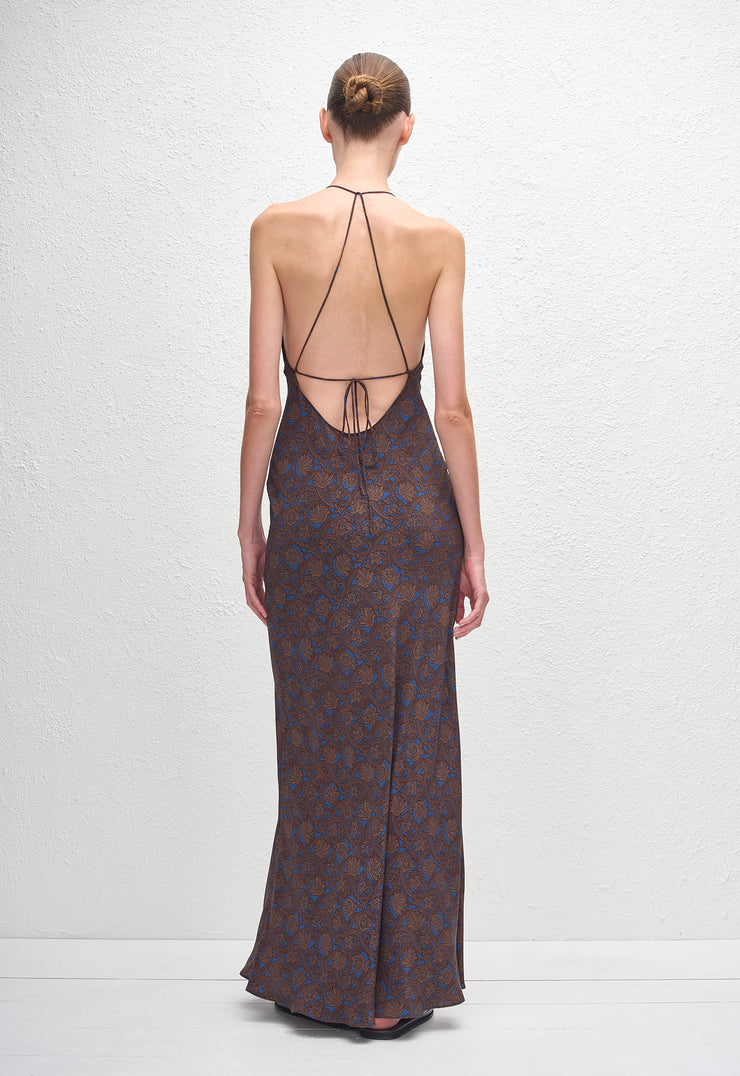 Low Back Halter Dress - Marrakesh - Matteau