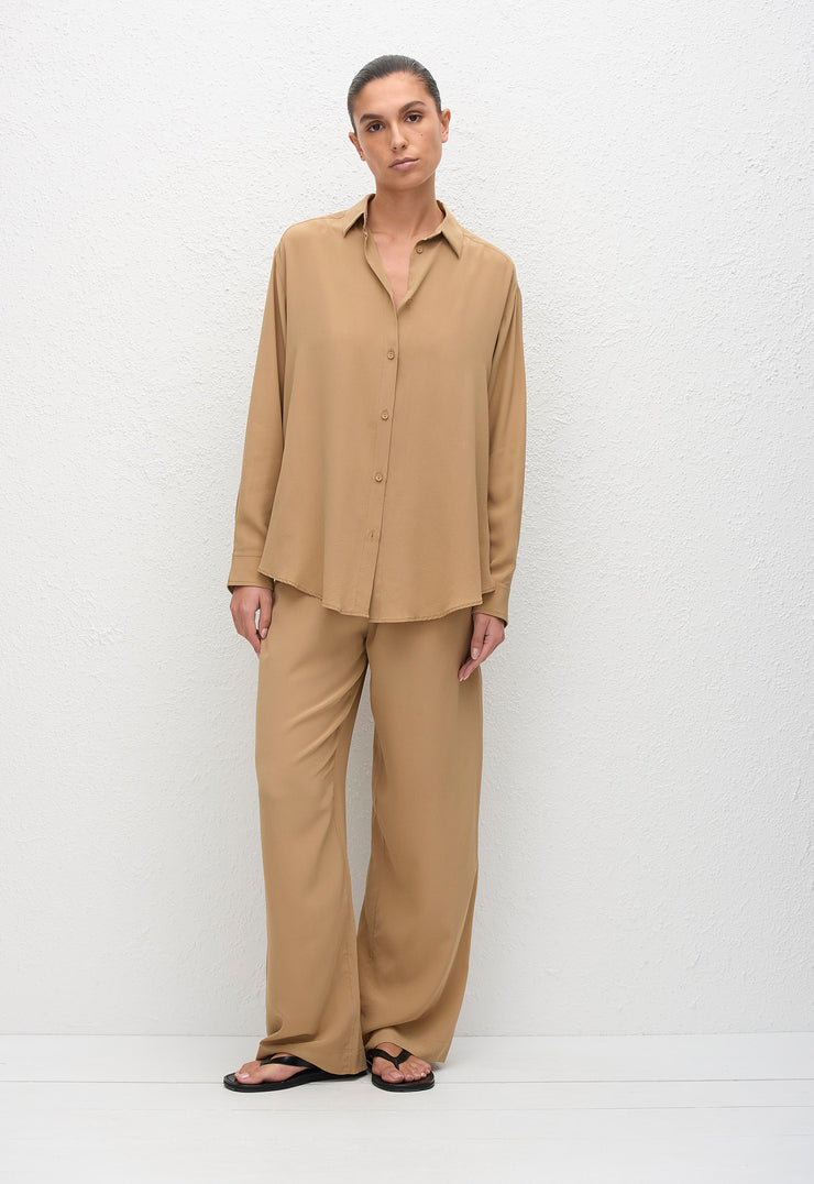 Drawstring Trouser - Stone - Matteau