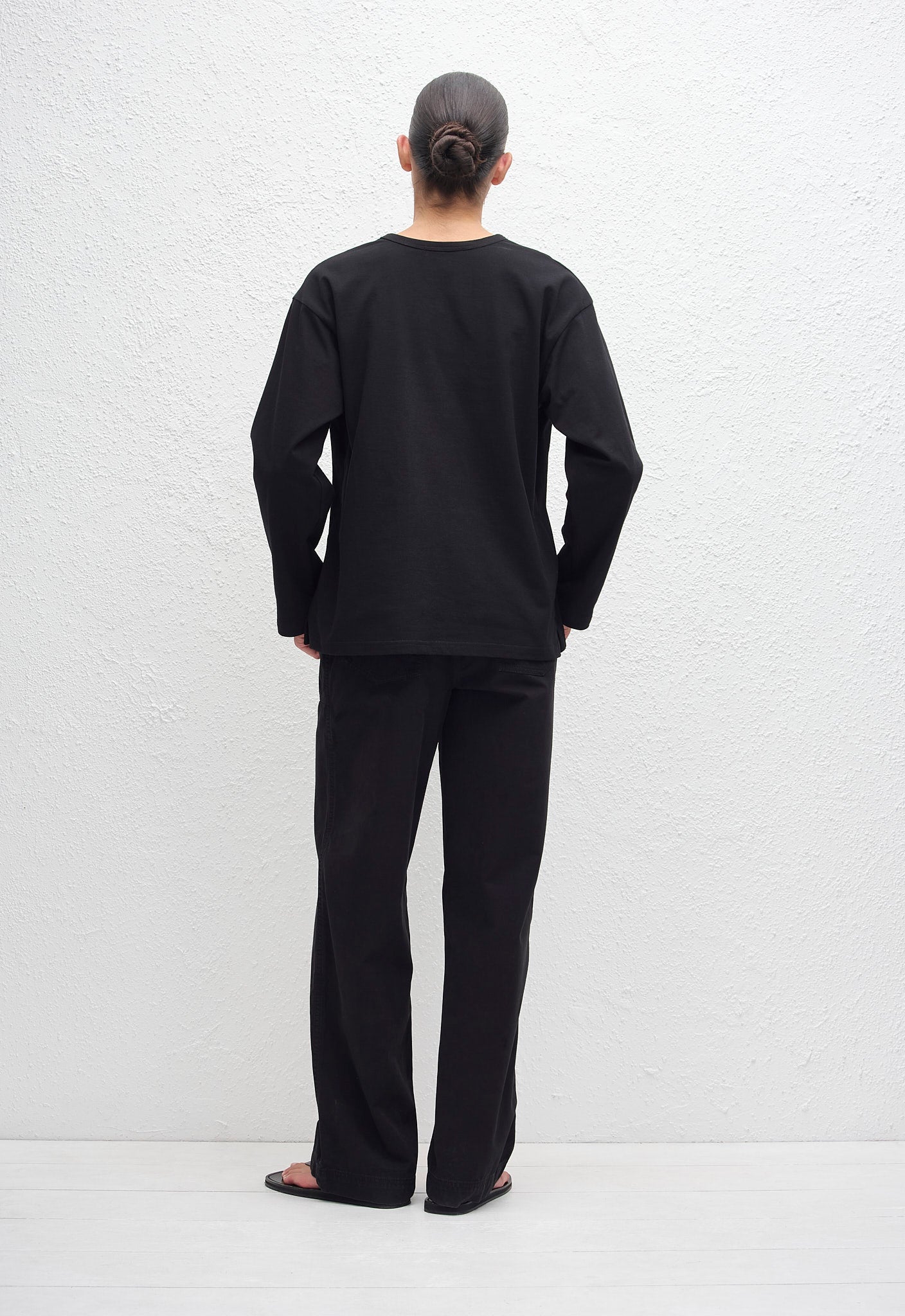 Long Sleeve Tee - Black - Matteau