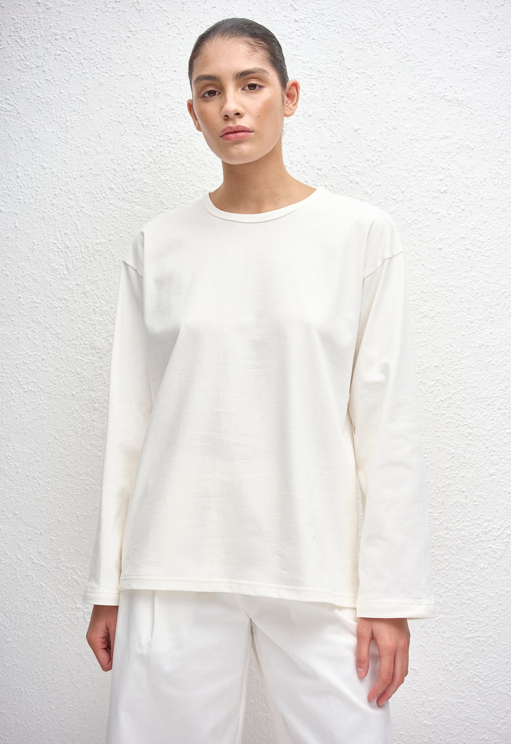 Long Sleeve Tee - Chalk - Matteau