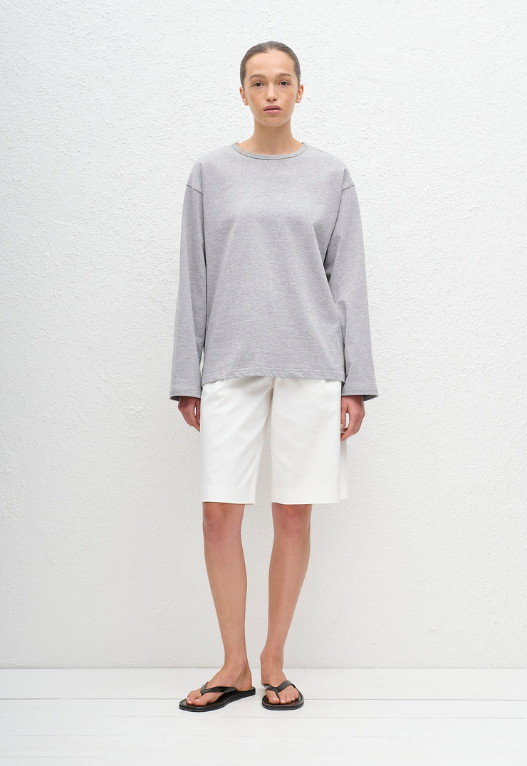 Long Sleeve Tee - Heather Grey - Matteau