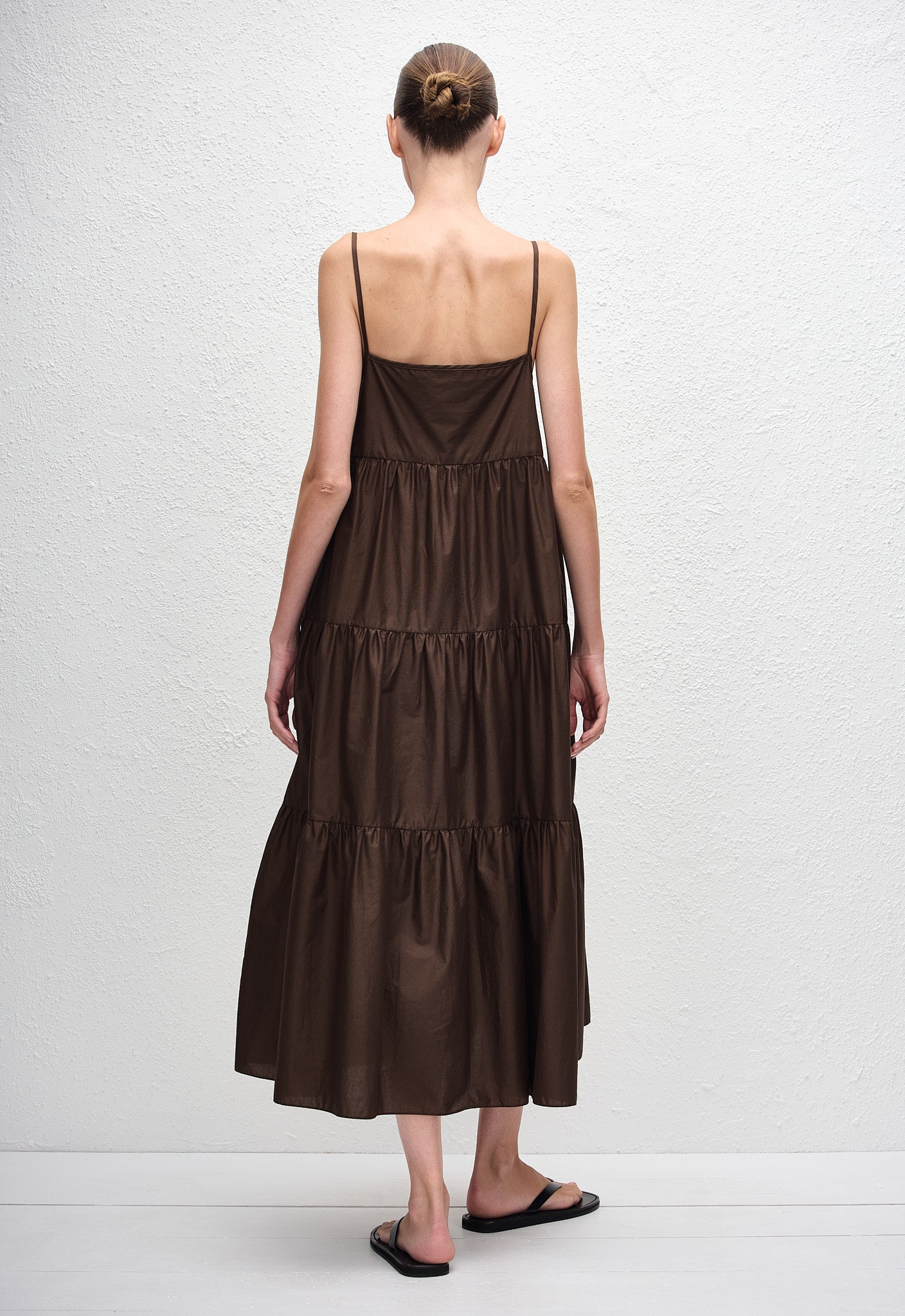 Tiered Sundress - Chocolate - Matteau