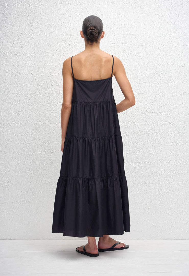 Tiered Sundress - Black - Matteau