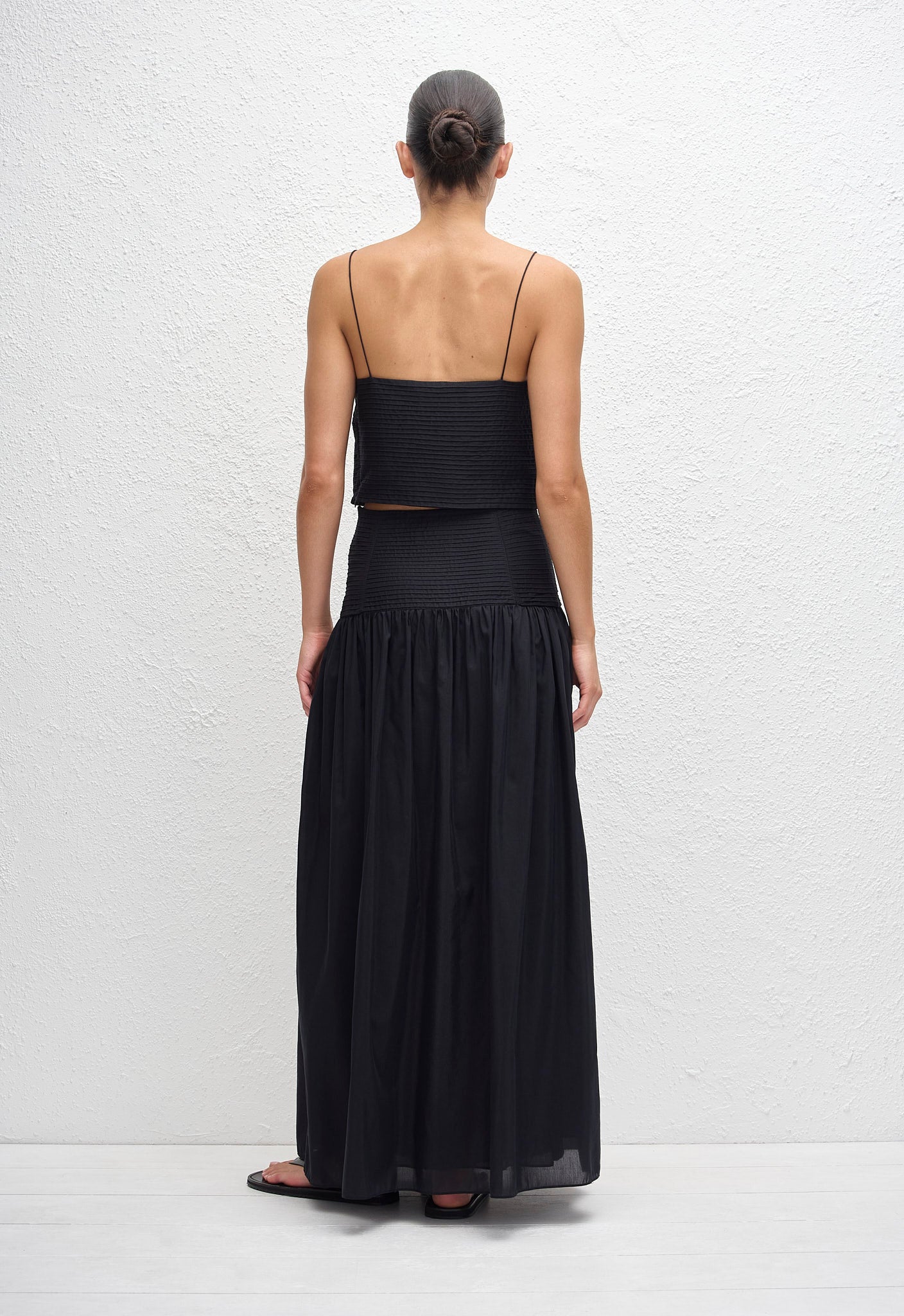 Pintuck Cami - Black - Matteau
