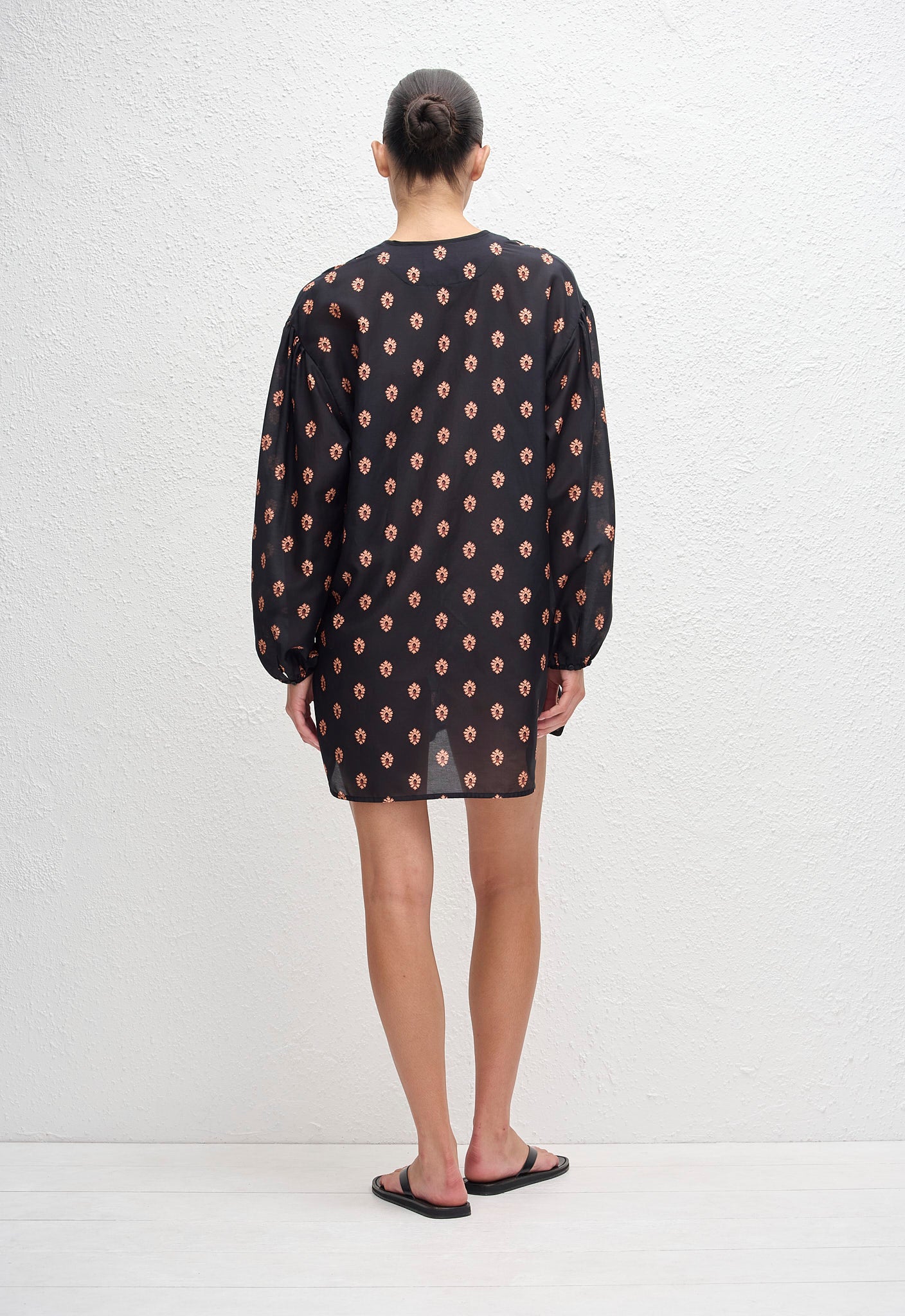 Popover Mini Tie Dress - Vida - Matteau