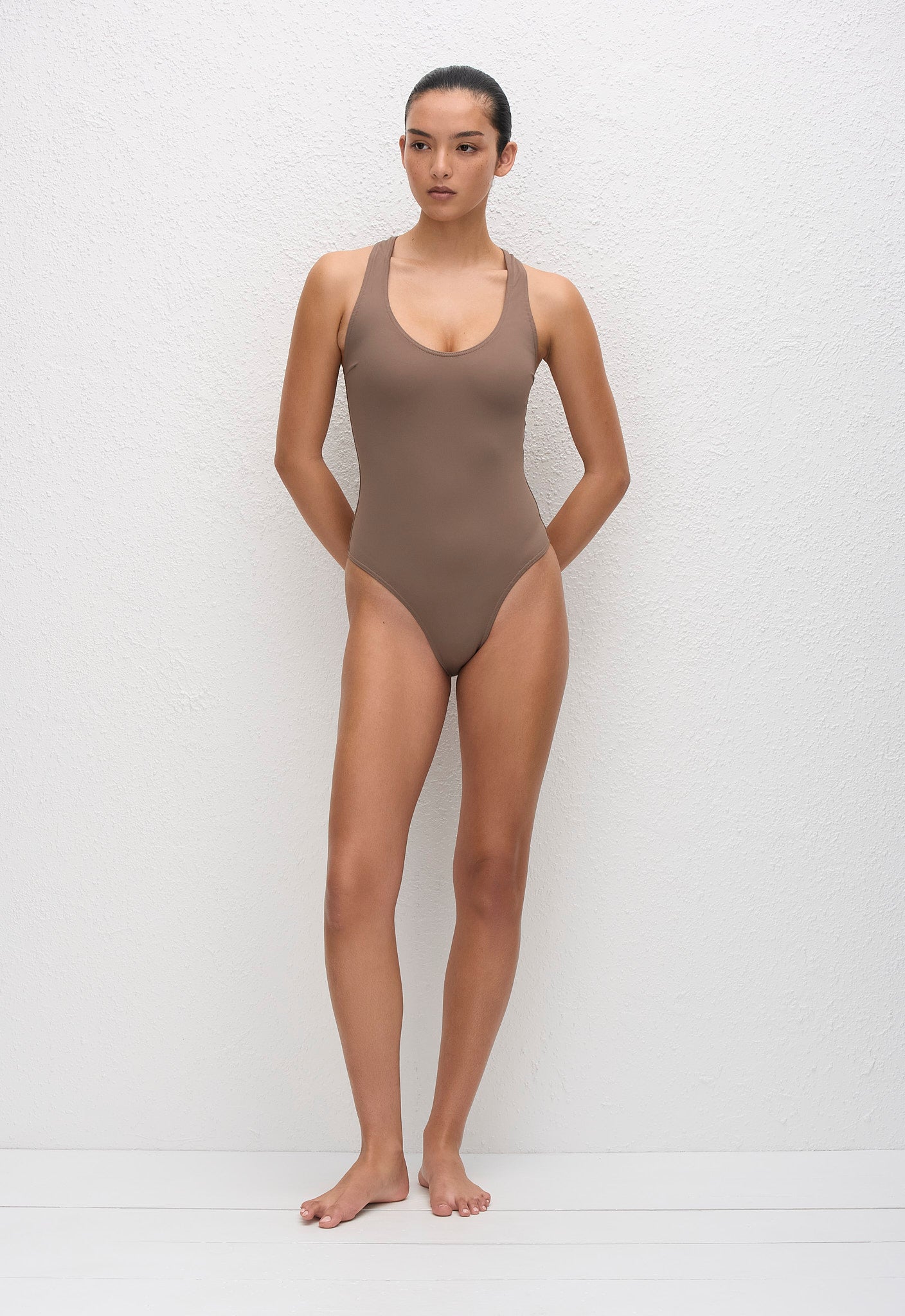 Racer Back Maillot - Clay - Matteau