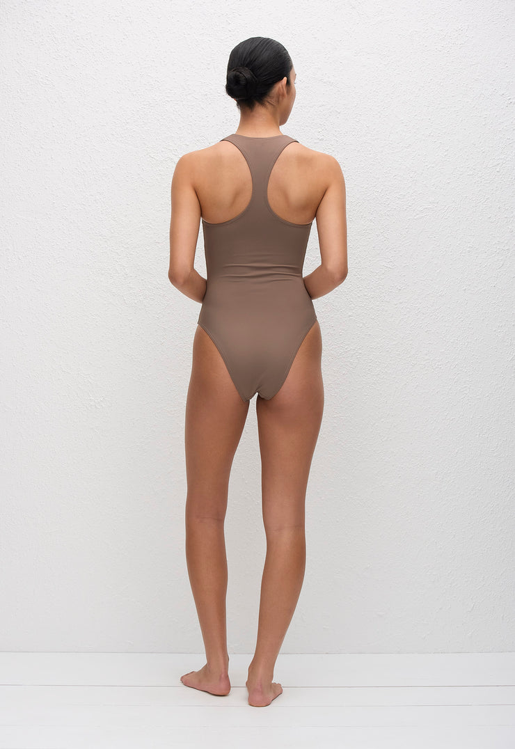 Racer Back Maillot - Clay - Matteau