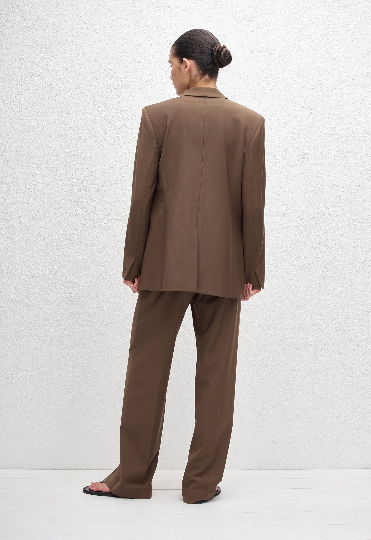 Relaxed Tailored Blazer - Coffee - Matteau