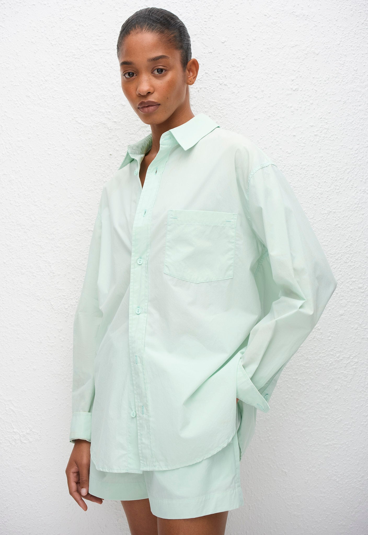 Relaxed Shirt - Mint - Matteau