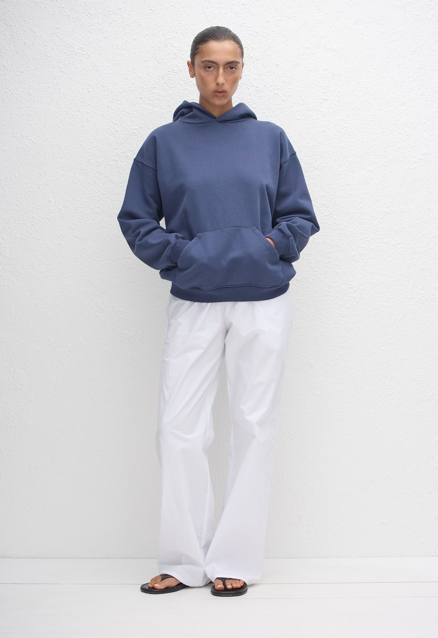 Relaxed Hoodie - Vintage Navy - Matteau