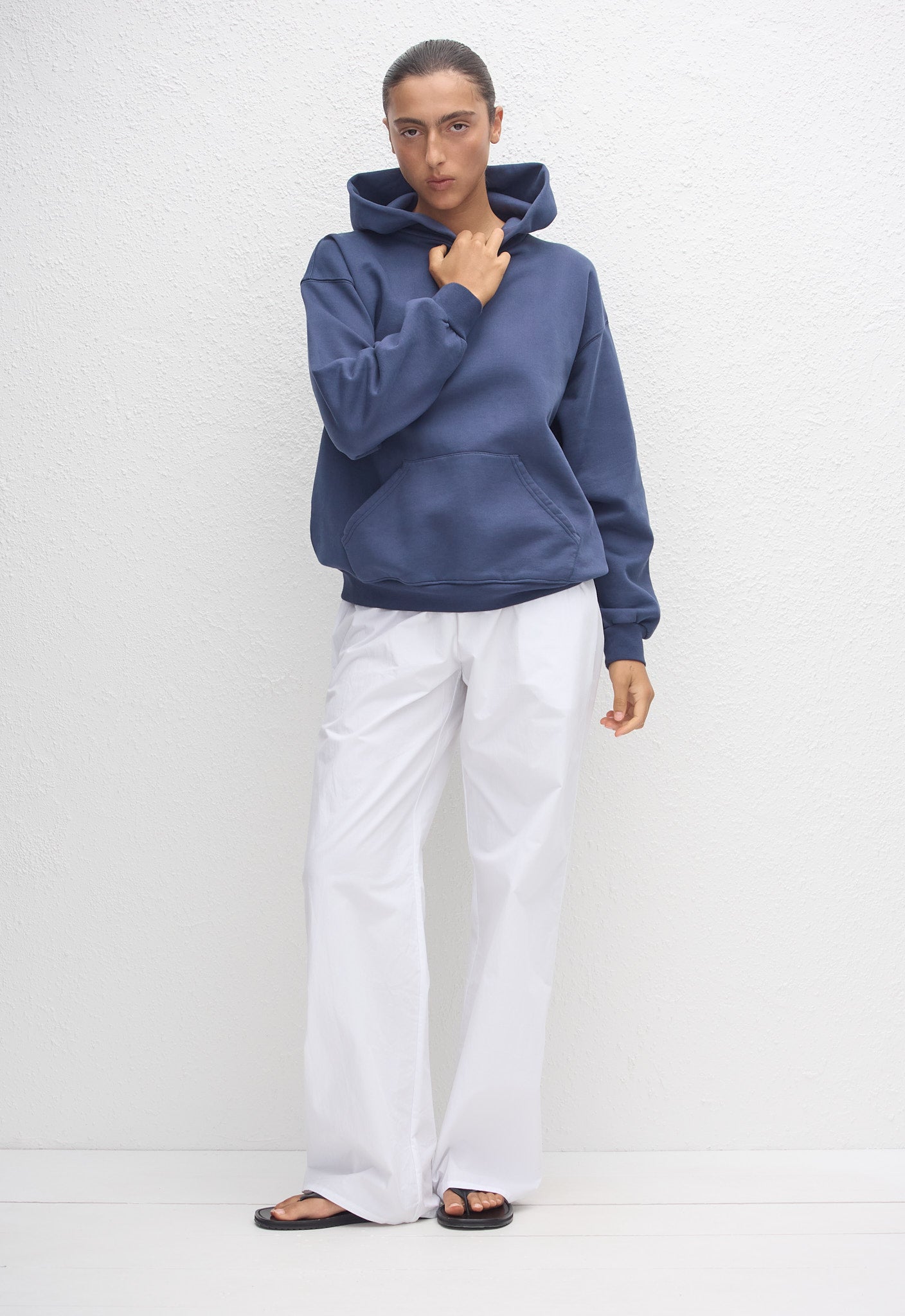 Relaxed Hoodie - Vintage Navy - Matteau