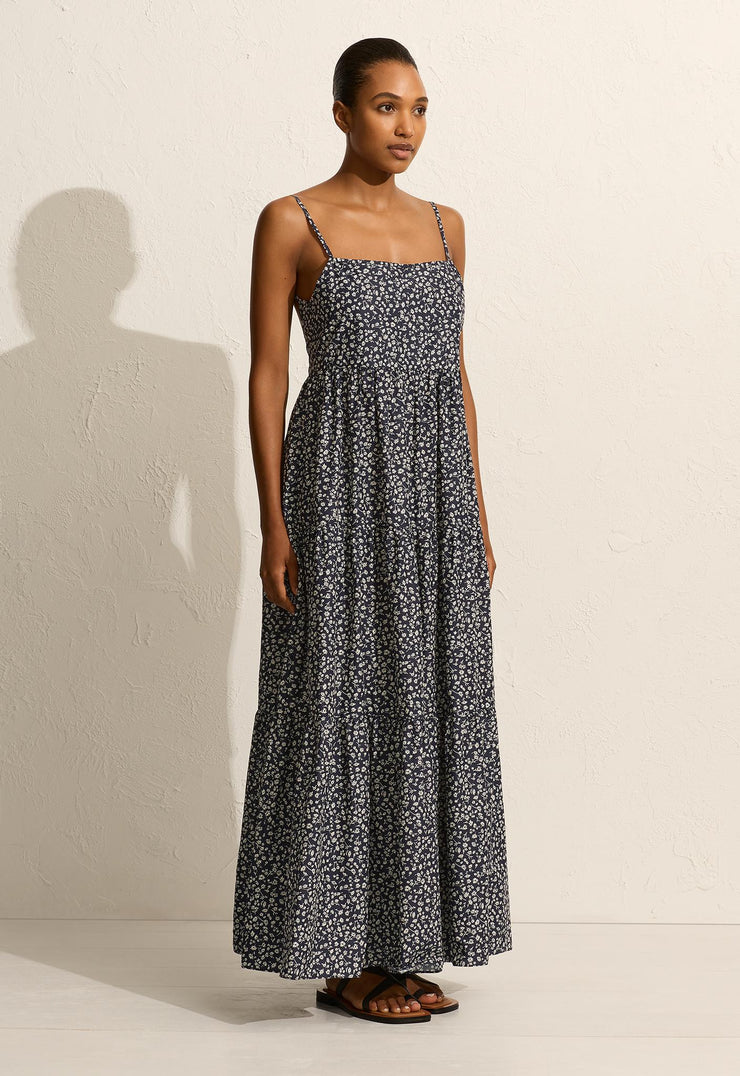 Tiered Low Back Sundress - Dandelion - Matteau