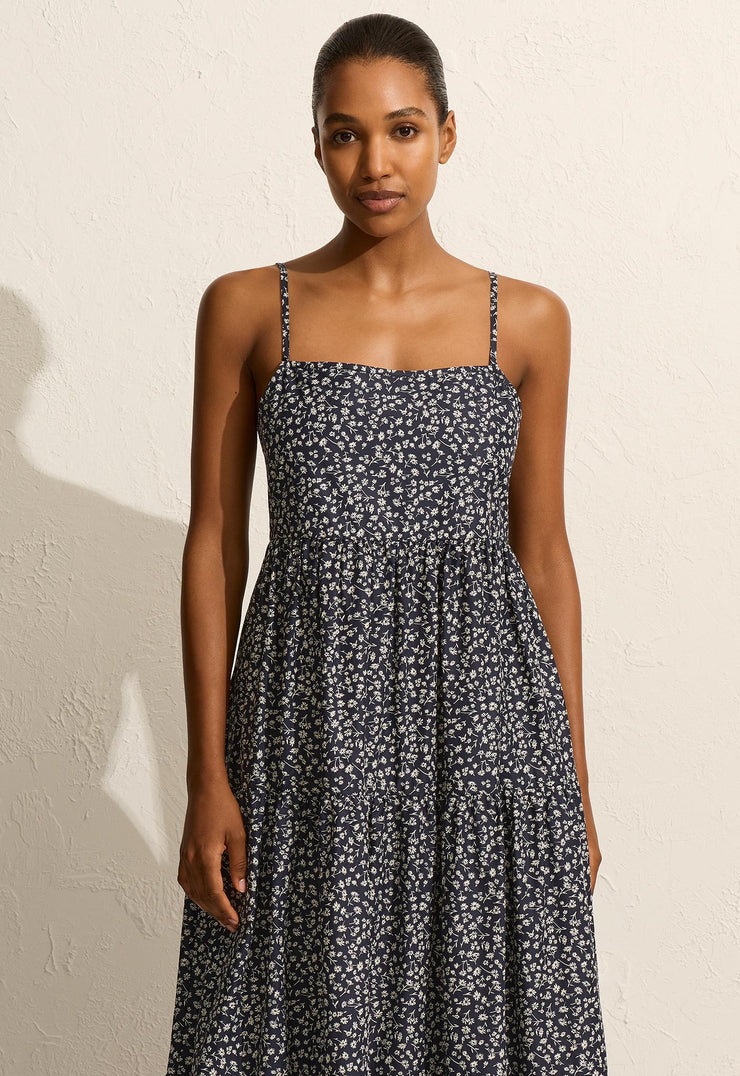 Tiered Low Back Sundress - Dandelion - Matteau