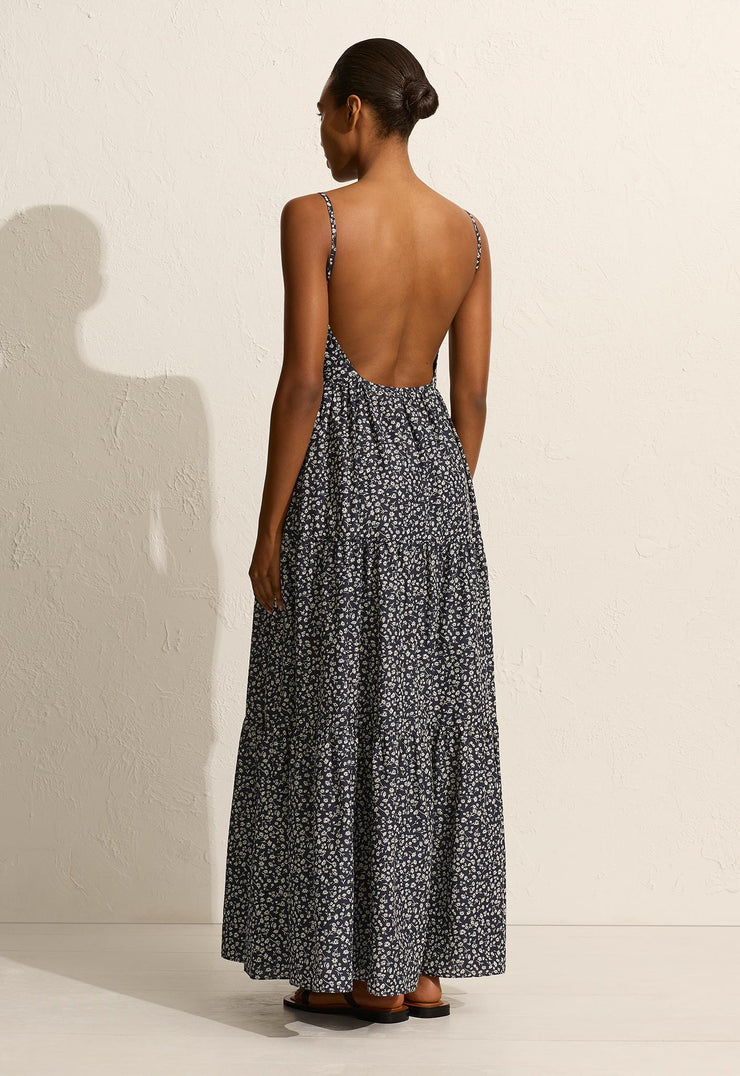 Tiered Low Back Sundress - Dandelion - Matteau
