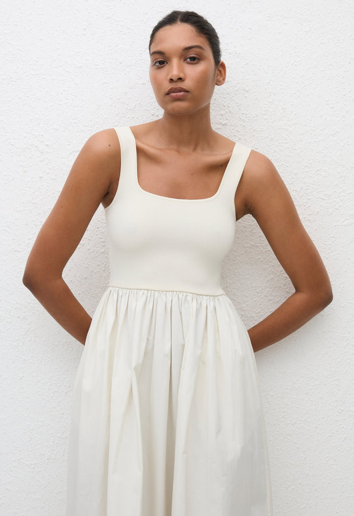matteau classic knit dress And Cotton - Ecru Christmas dresses