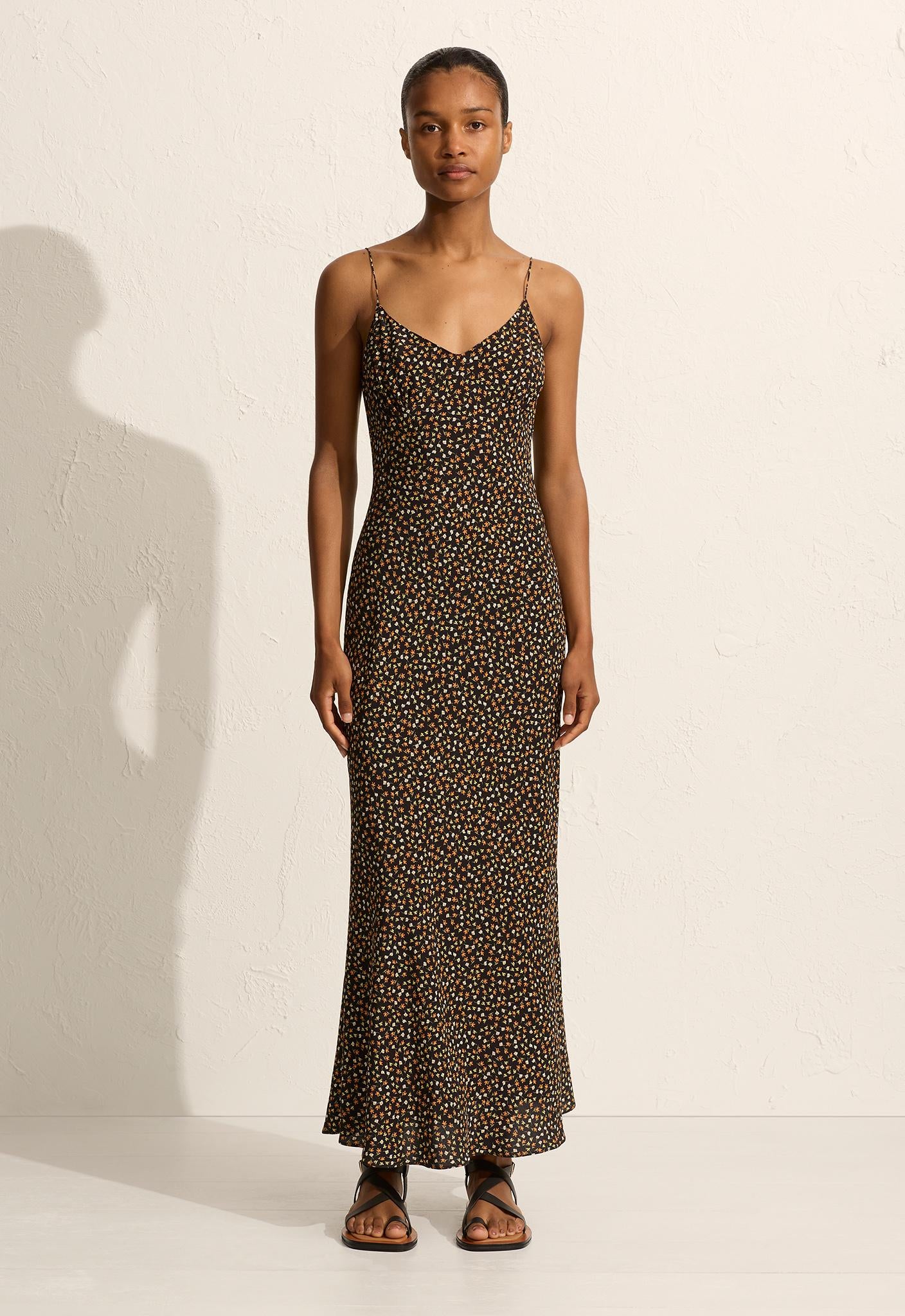 Low Back Slip Dress - Meadow - Matteau