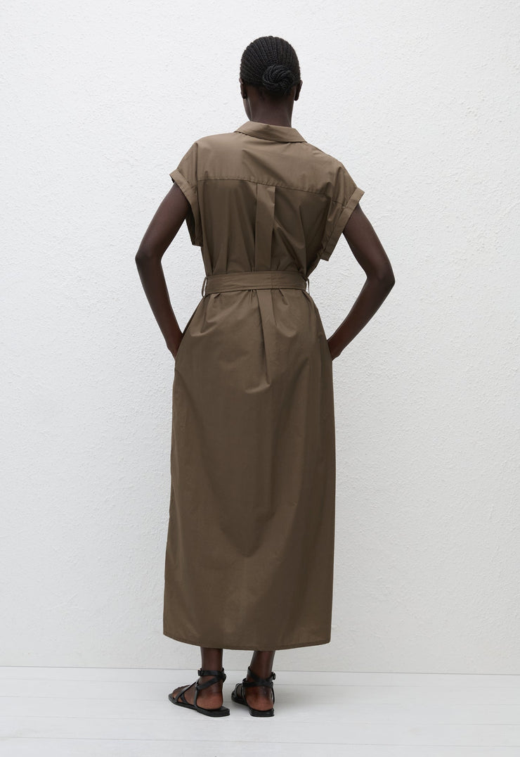 Sleeveless Shirt Dress - Birch - Matteau
