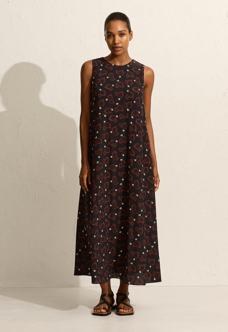 Curved Waist Midi Dress - Casablanca - Matteau