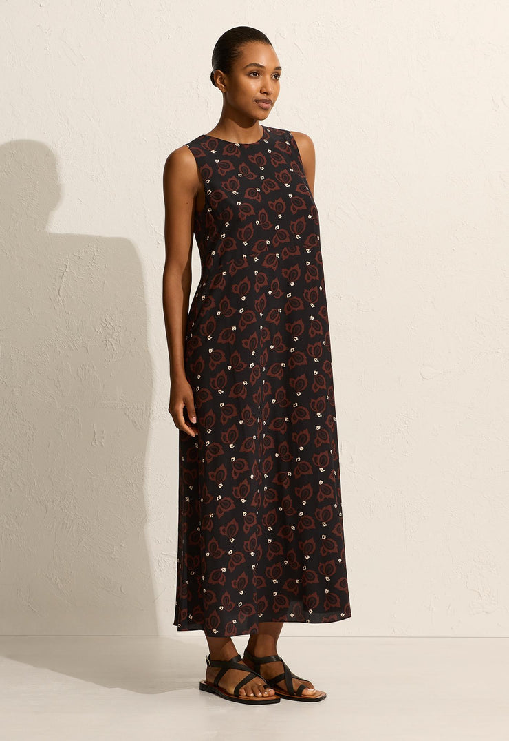 Curved Waist Midi Dress - Casablanca - Matteau