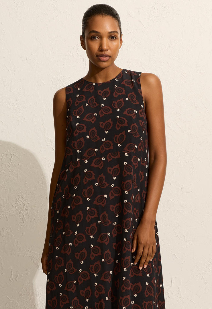 Curved Waist Midi Dress - Casablanca - Matteau