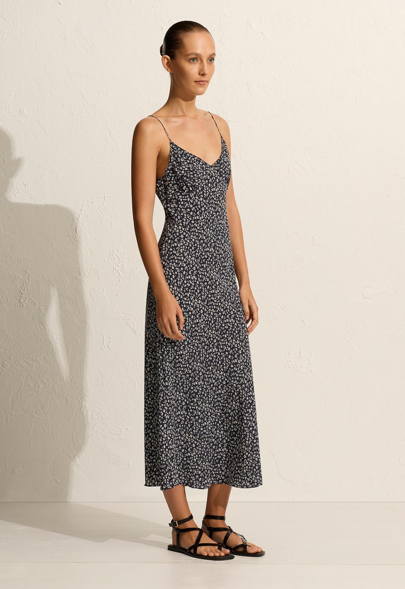 Low Back Slip Dress - Dandelion - Matteau