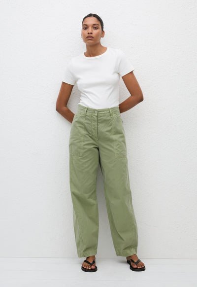 Relaxed Cargo Pant - Oregano - Matteau