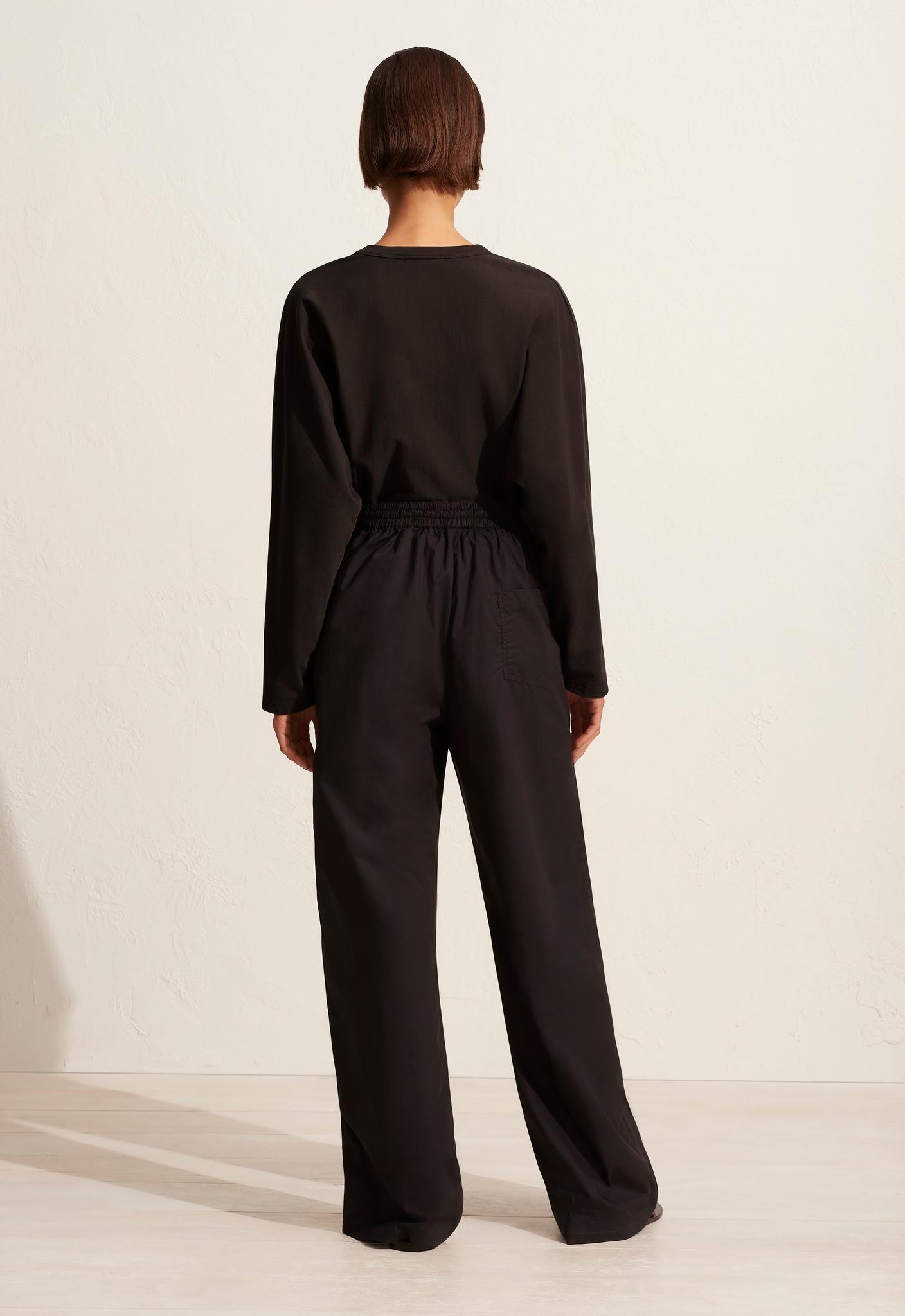 Long Sleeve Magyar Tee - Black - Matteau