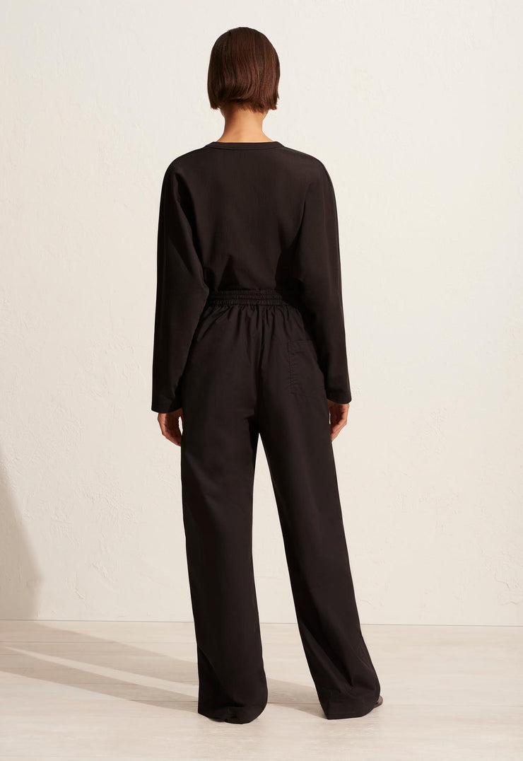 Long Sleeve Magyar Tee - Black - Matteau