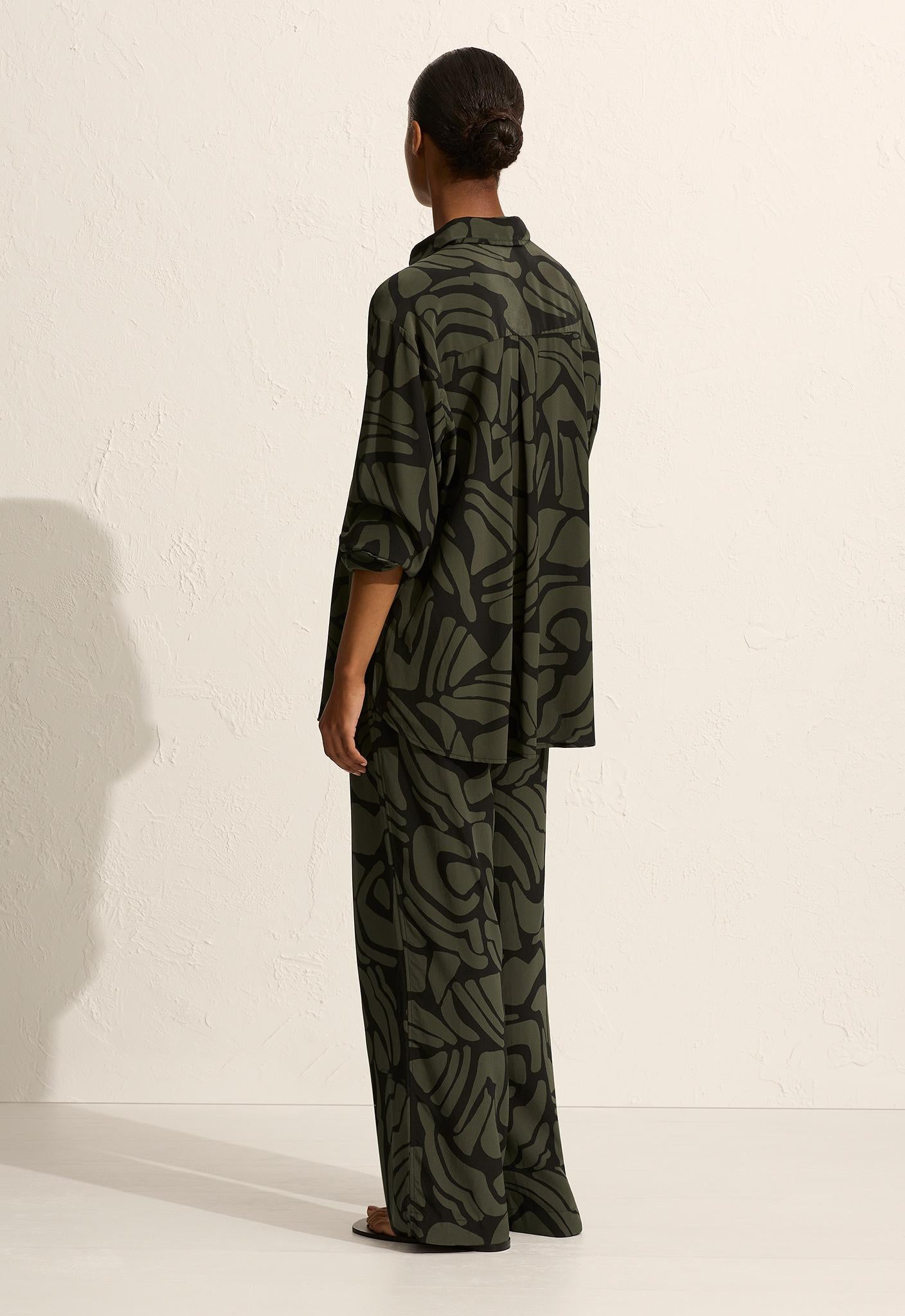 Drawstring Trouser - Pebble - Matteau
