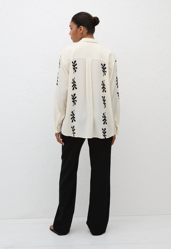 新品【MATTEAU/マトー】 LONG SLEEVE SILK SHIRT Long Sleeve Silk shirt | MATTEAU | elysewalker