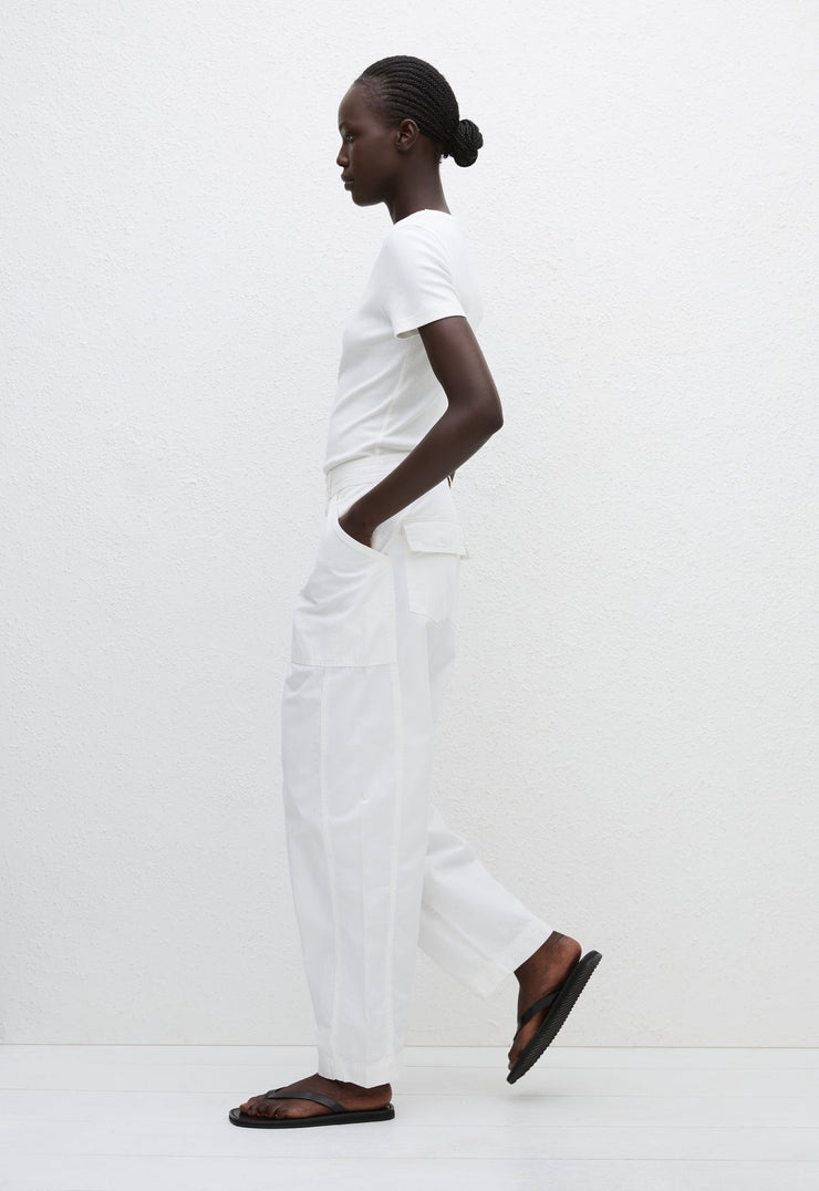 Relaxed Cargo Pant - Chalk - Matteau