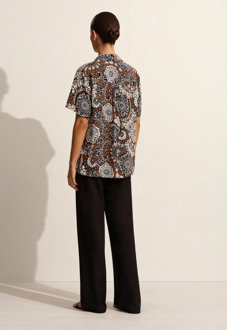 Short Sleeve Shirt - Dahlia - Matteau